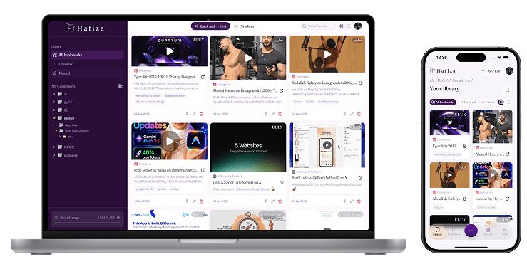 Hafiza ecosystem mockup